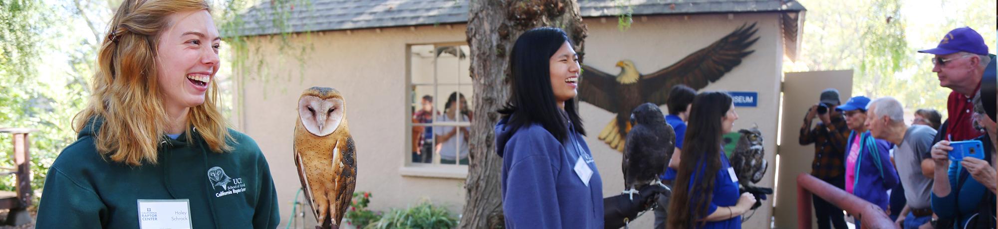 california raptor center open house